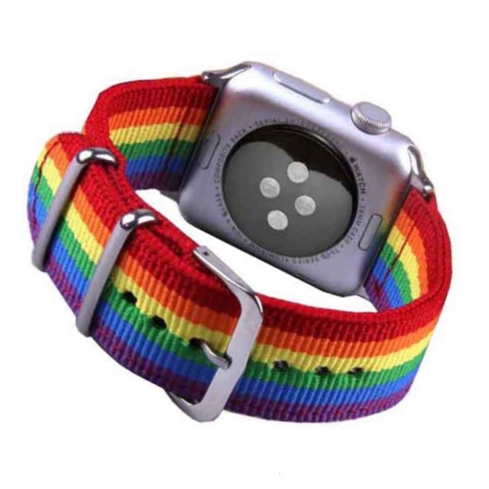 đRainbow Nylon Watchband for Apple Watch - Picture 2 of 15